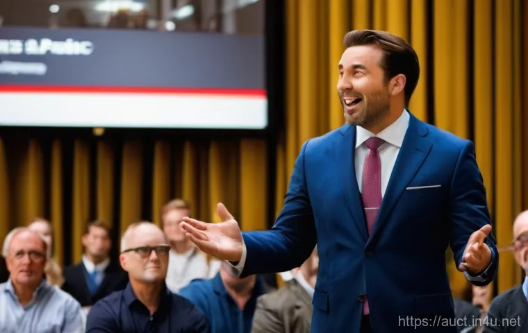 경매사 실무에서 중요한 소통 스킬 - **Image Prompt 1: The Art of Empathetic Listening**
A professional, smartly dressed female aucti... 경매사 실무에서 중요한 소통 스킬 - **Image Prompt 1: The Art of Empathetic Listening**
A professional, smartly dressed female aucti...