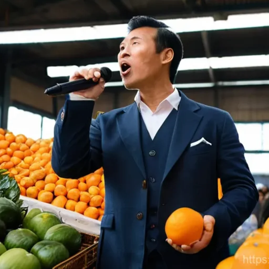 경매사 시험 준비 관련 유용한 참고 사이트 - **Prompt 1: Energetic Auctioneer in a Bustling Market**
    A dynamic, professional male auctioneer ...