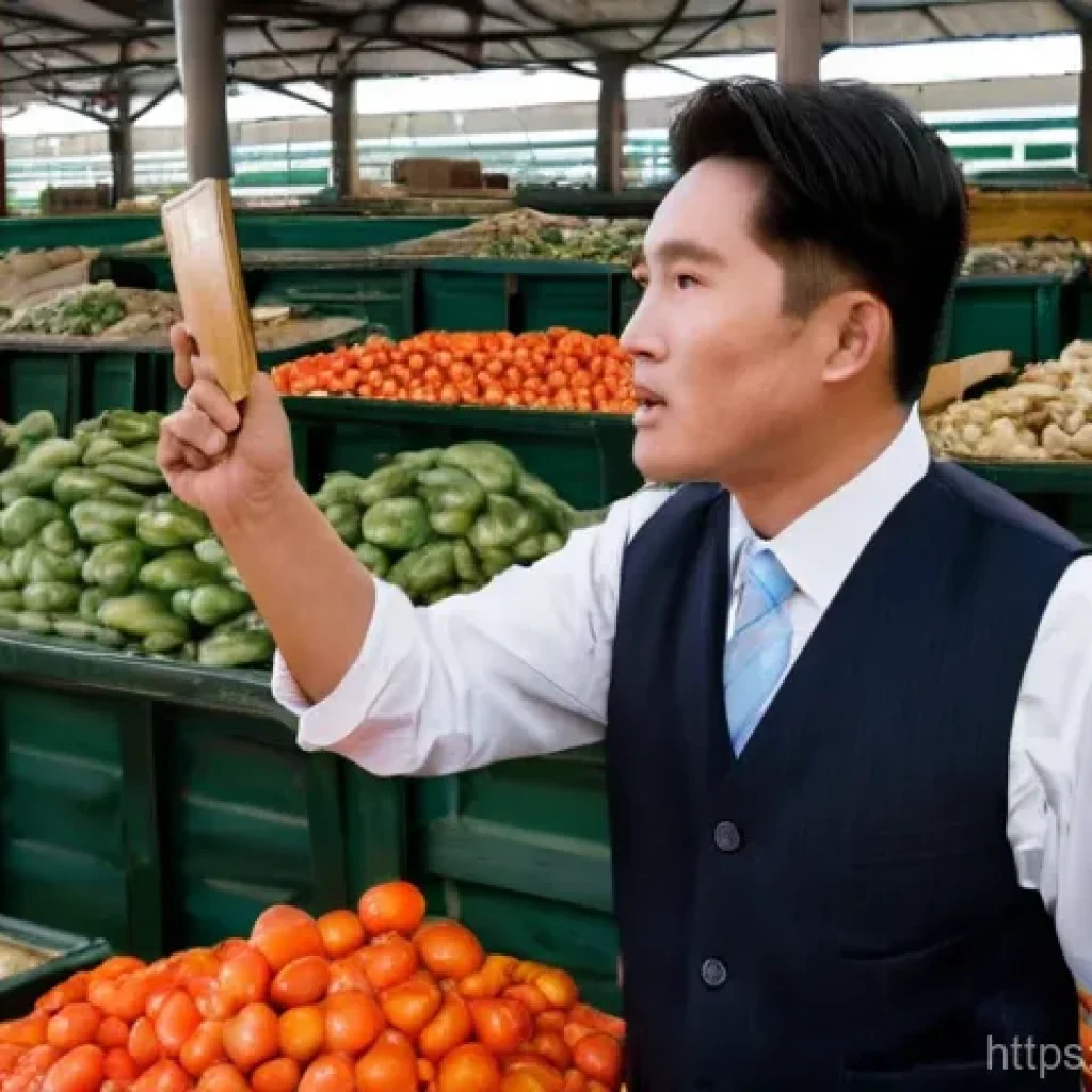 경매사 시험 합격률과 난이도 - A dynamic, wide-angle shot of a Korean male or female auctioneer in their late 30s to early 40s, dre...