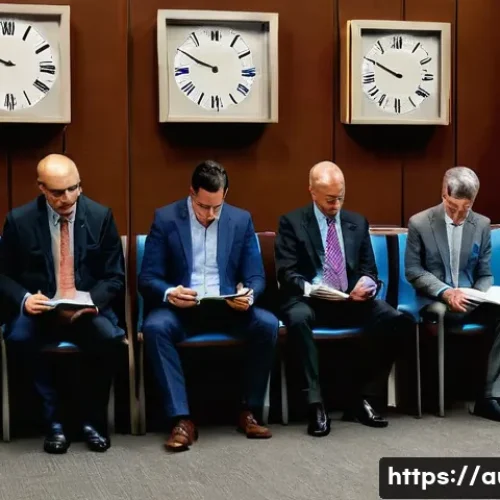 경매사 실기시험 준비 과정의 꿀팁 - **Image Prompt 1: The Tense Waiting Room**
    "A group of diverse candidates, dressed in neat but c...